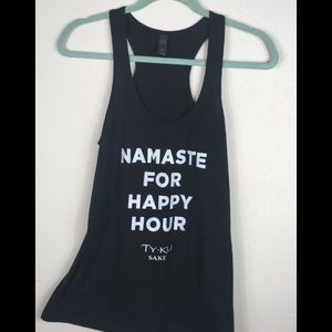 Graphic Tank Yoga Namaste Humor